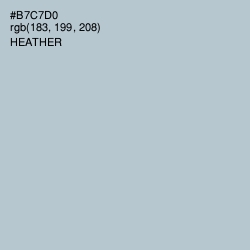 #B7C7D0 - Heather Color Image