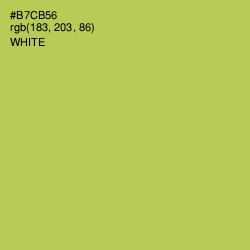 #B7CB56 - Celery Color Image