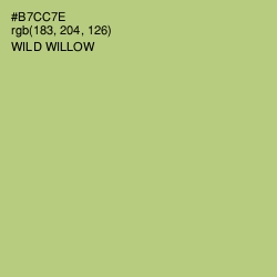 #B7CC7E - Wild Willow Color Image