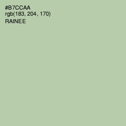 #B7CCAA - Rainee Color Image