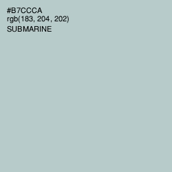 #B7CCCA - Submarine Color Image