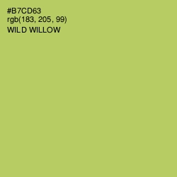 #B7CD63 - Wild Willow Color Image