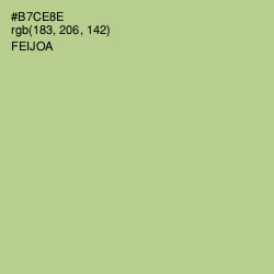 #B7CE8E - Feijoa Color Image