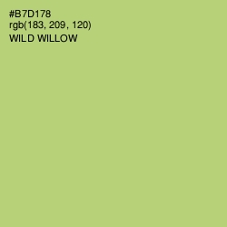 #B7D178 - Wild Willow Color Image