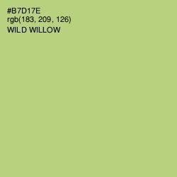 #B7D17E - Wild Willow Color Image