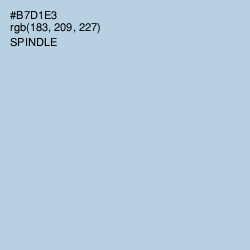 #B7D1E3 - Spindle Color Image