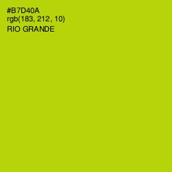 #B7D40A - Rio Grande Color Image