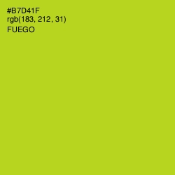 #B7D41F - Fuego Color Image