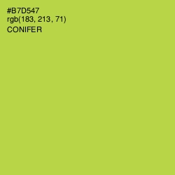 #B7D547 - Conifer Color Image