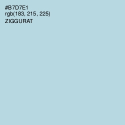 #B7D7E1 - Ziggurat Color Image