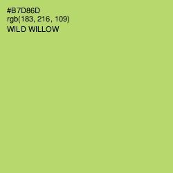 #B7D86D - Wild Willow Color Image