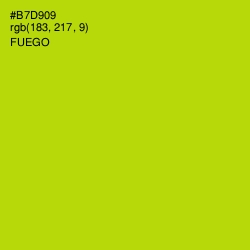 #B7D909 - Fuego Color Image