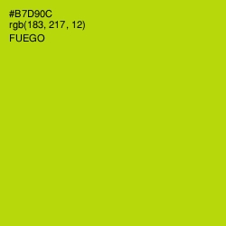 #B7D90C - Fuego Color Image