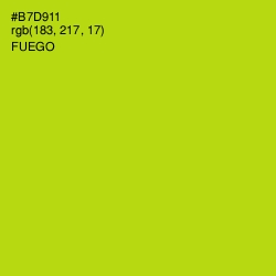 #B7D911 - Fuego Color Image