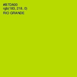 #B7DA00 - Rio Grande Color Image
