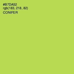 #B7DA52 - Conifer Color Image