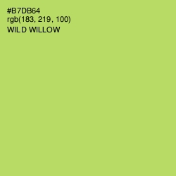 #B7DB64 - Wild Willow Color Image