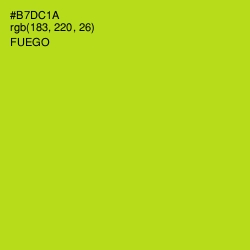 #B7DC1A - Fuego Color Image