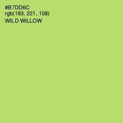 #B7DD6C - Wild Willow Color Image