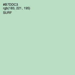 #B7DDC3 - Surf Color Image