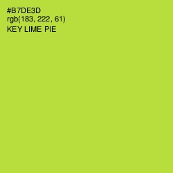 #B7DE3D - Key Lime Pie Color Image