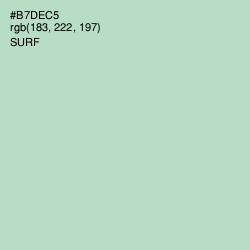 #B7DEC5 - Surf Color Image