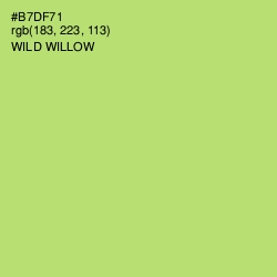 #B7DF71 - Wild Willow Color Image