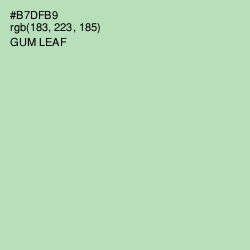 #B7DFB9 - Gum Leaf Color Image