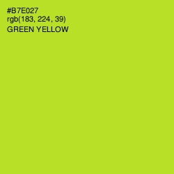 #B7E027 - Green Yellow Color Image