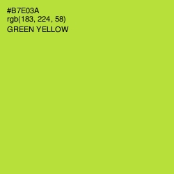 #B7E03A - Green Yellow Color Image