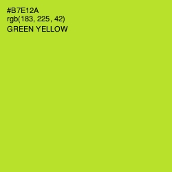 #B7E12A - Green Yellow Color Image