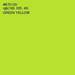 #B7E12D - Green Yellow Color Image