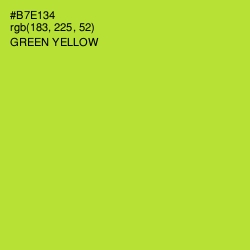 #B7E134 - Green Yellow Color Image