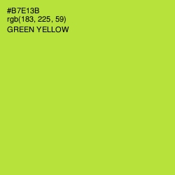 #B7E13B - Green Yellow Color Image