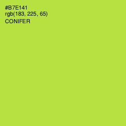 #B7E141 - Conifer Color Image