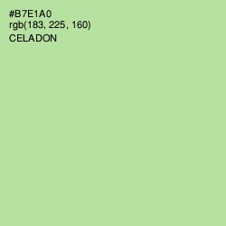 #B7E1A0 - Celadon Color Image