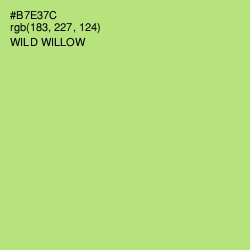 #B7E37C - Wild Willow Color Image