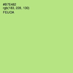 #B7E482 - Feijoa Color Image