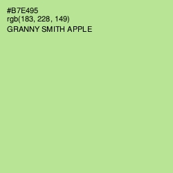 #B7E495 - Granny Smith Apple Color Image