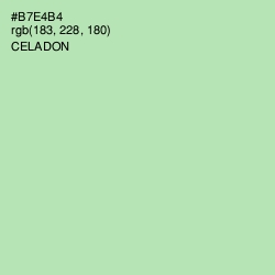 #B7E4B4 - Celadon Color Image