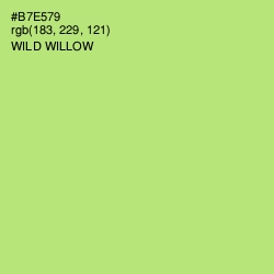 #B7E579 - Wild Willow Color Image