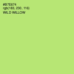 #B7E674 - Wild Willow Color Image