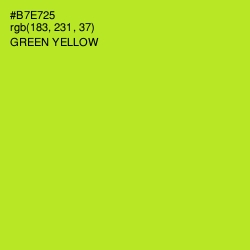 #B7E725 - Green Yellow Color Image