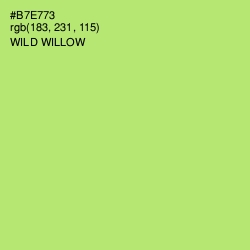 #B7E773 - Wild Willow Color Image