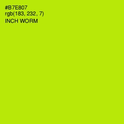 #B7E807 - Inch Worm Color Image