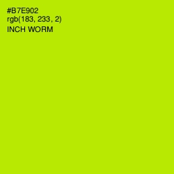 #B7E902 - Inch Worm Color Image