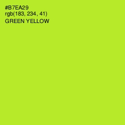 #B7EA29 - Green Yellow Color Image
