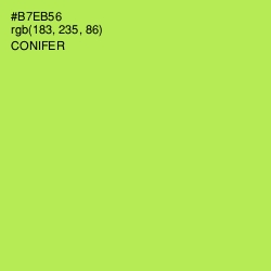 #B7EB56 - Conifer Color Image