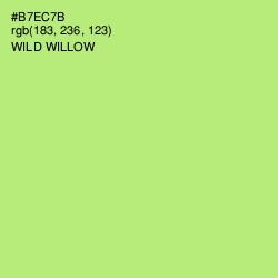 #B7EC7B - Wild Willow Color Image