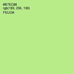 #B7EC88 - Feijoa Color Image